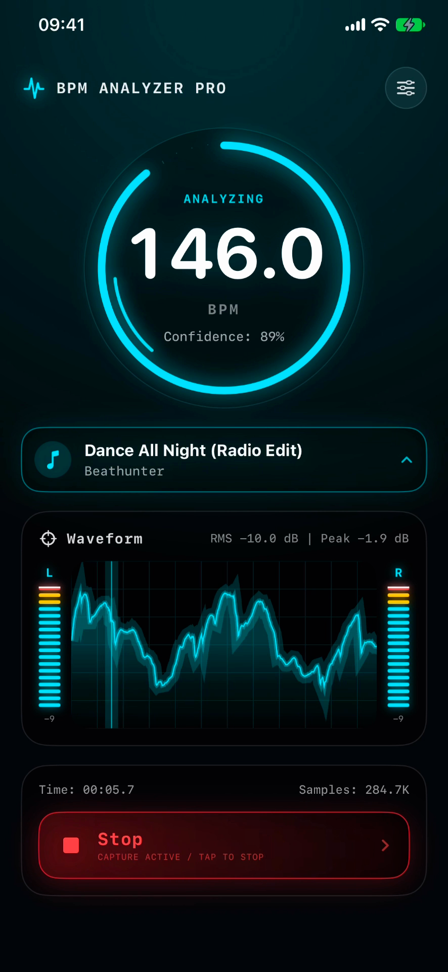 BPM Analyzer Pro Screenshot