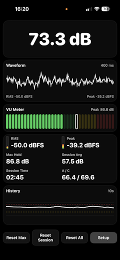 dB Meter Ultra Screenshot