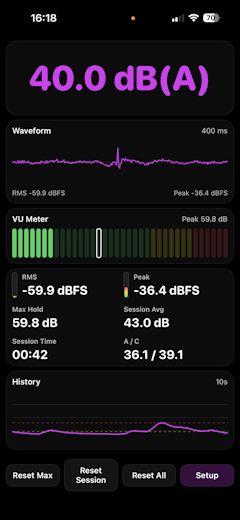 dB Meter Ultra Screenshot