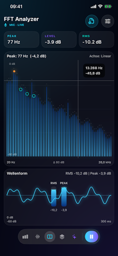 FFT Analyzer Screenshot