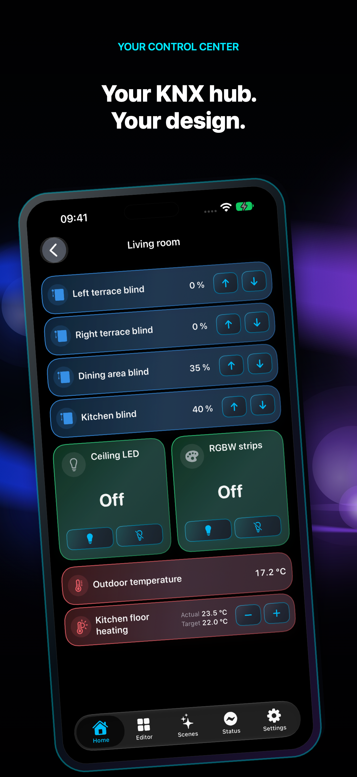 KNX Control Hub Screenshot