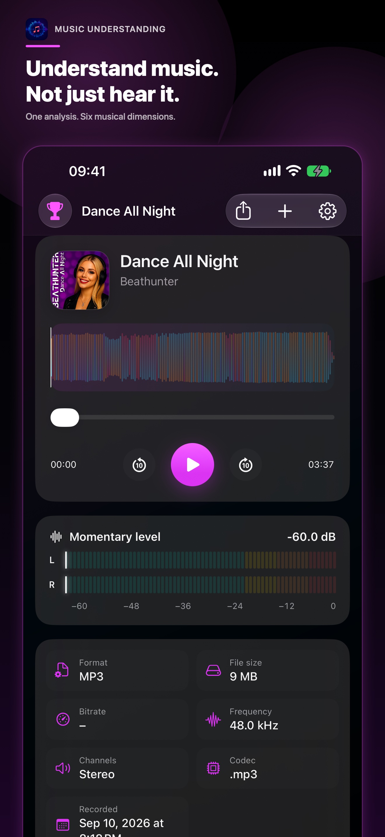Music Understanding Screenshot