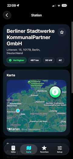 Wallbox Finder Screenshot