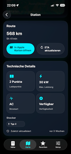 Wallbox Finder Screenshot
