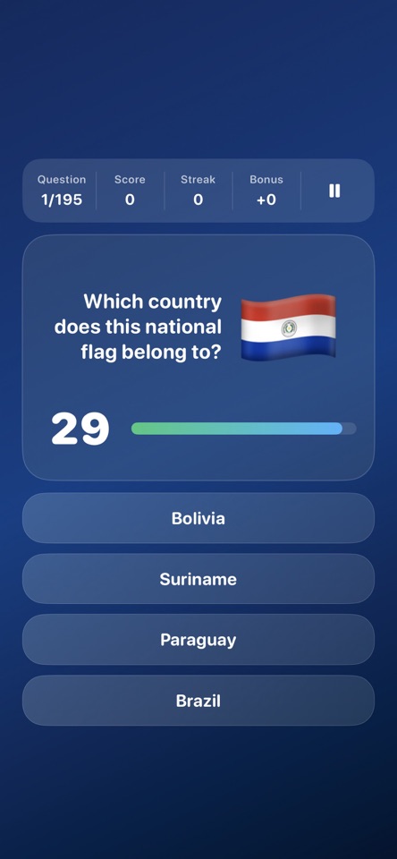 Wo ist was? Geo Quiz Screenshot
